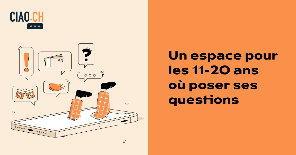 Visuel publié sur le site de ciao.ch