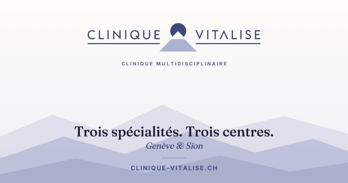 Visuel publié sur le site de Clinique Vitalise